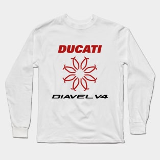 Ducati Diavel V4 Long Sleeve T-Shirt